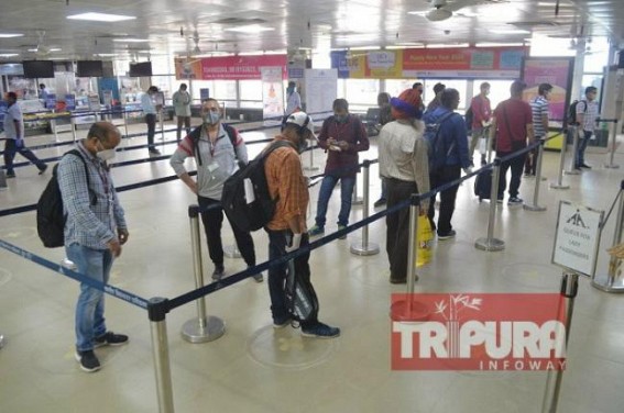 Flight Services resumes today, Tripura opens Hotels with social distancing Flight Services resumes today, Tripura opens Hotels with social distancing